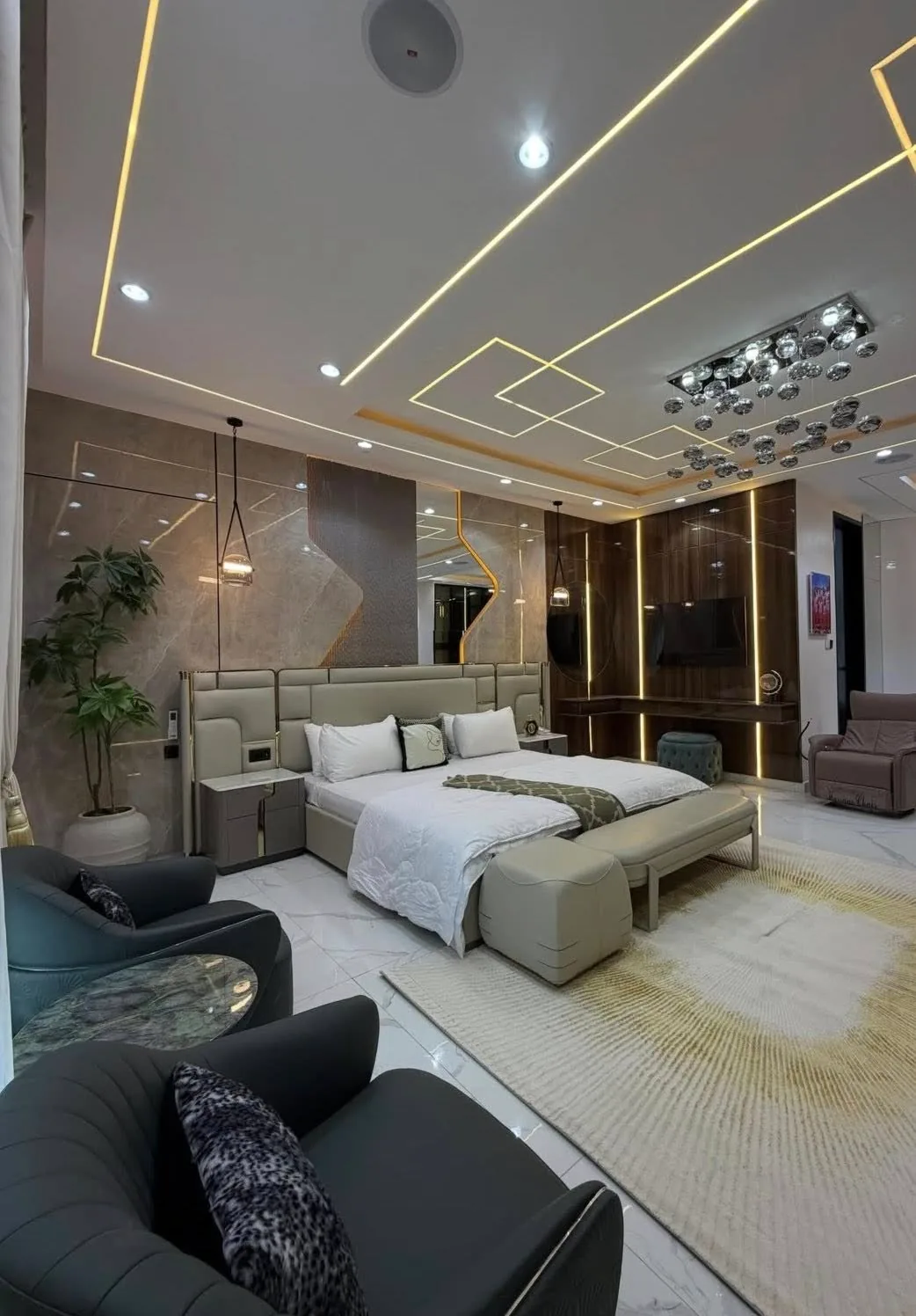 Bedroom Interior Design in Jos by Sleekrealm Interiors