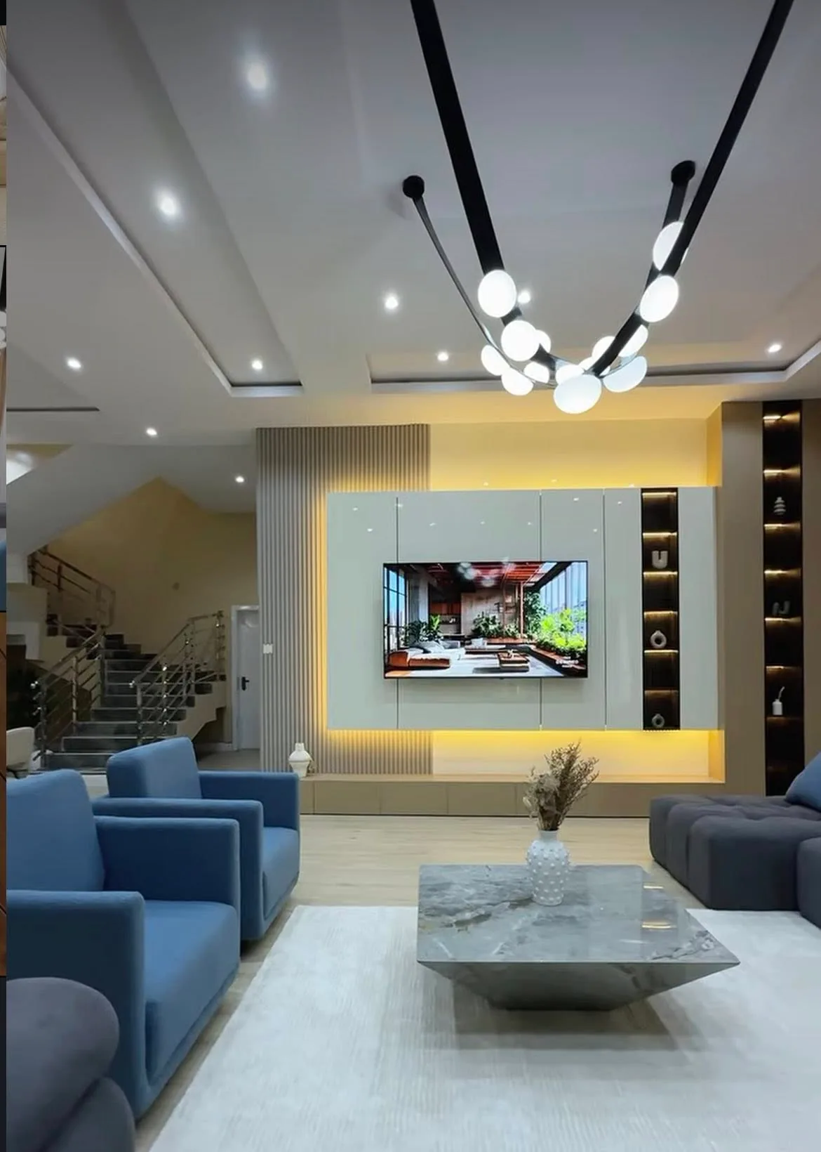 TV Wall Design in Jos project detail 2